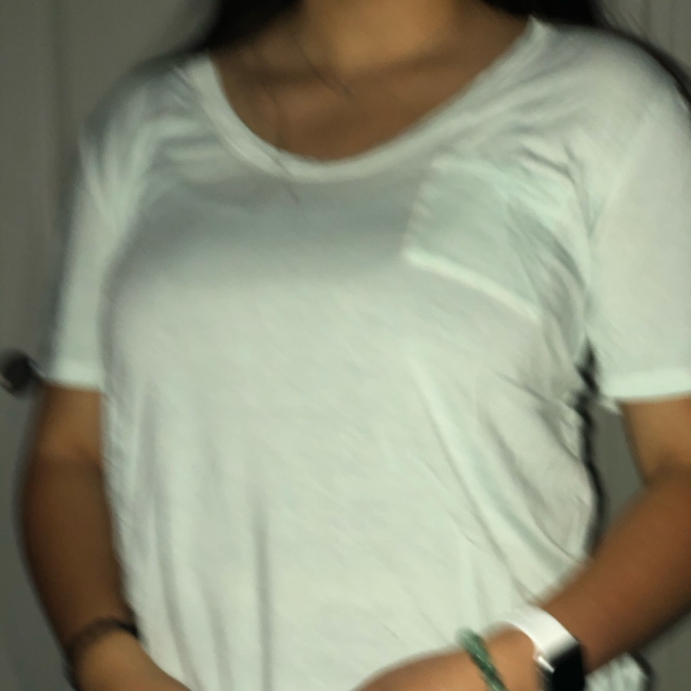 green pocket tee shirt